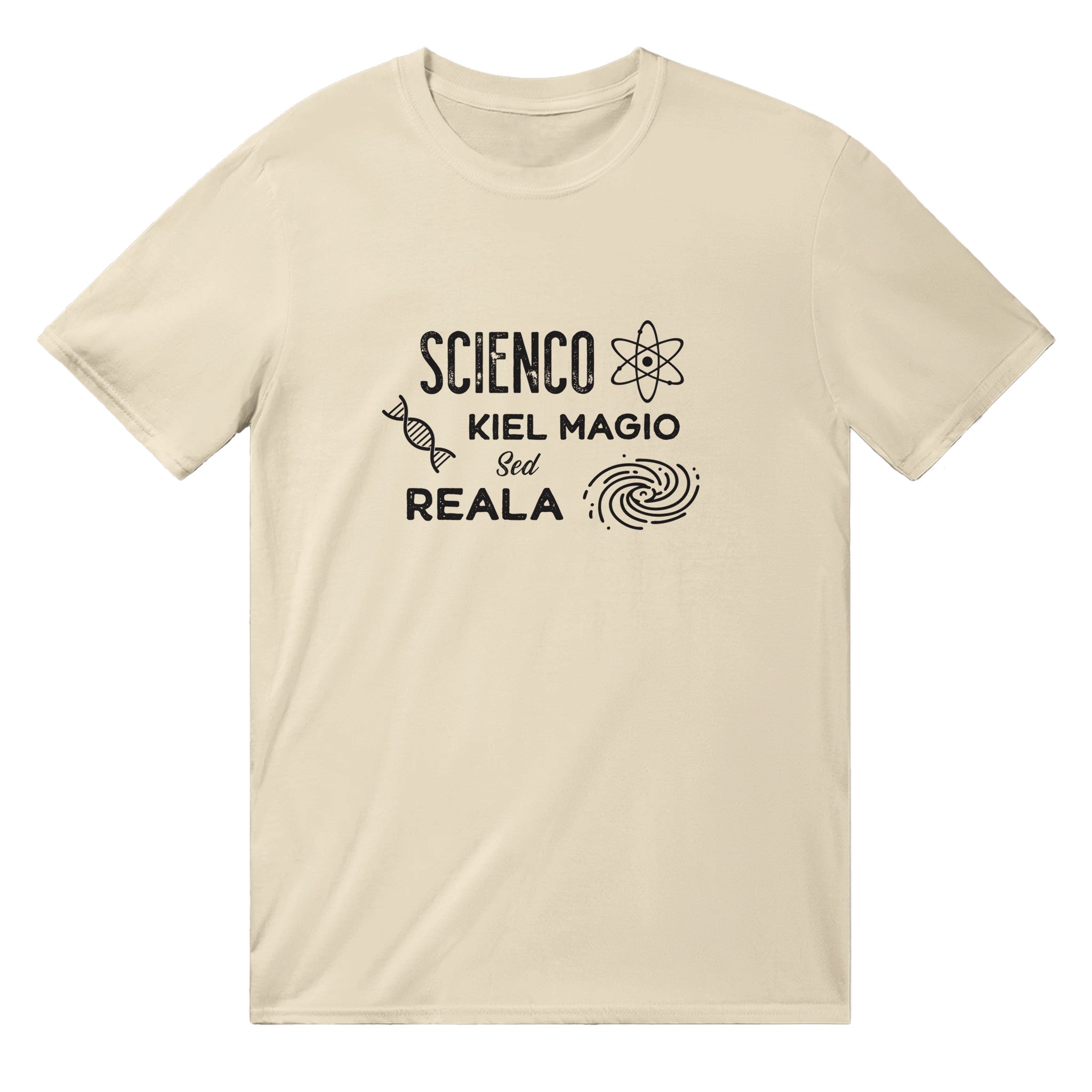 Scienco: Kiel Magio sed Reala Uniseksa T-ĉemizo