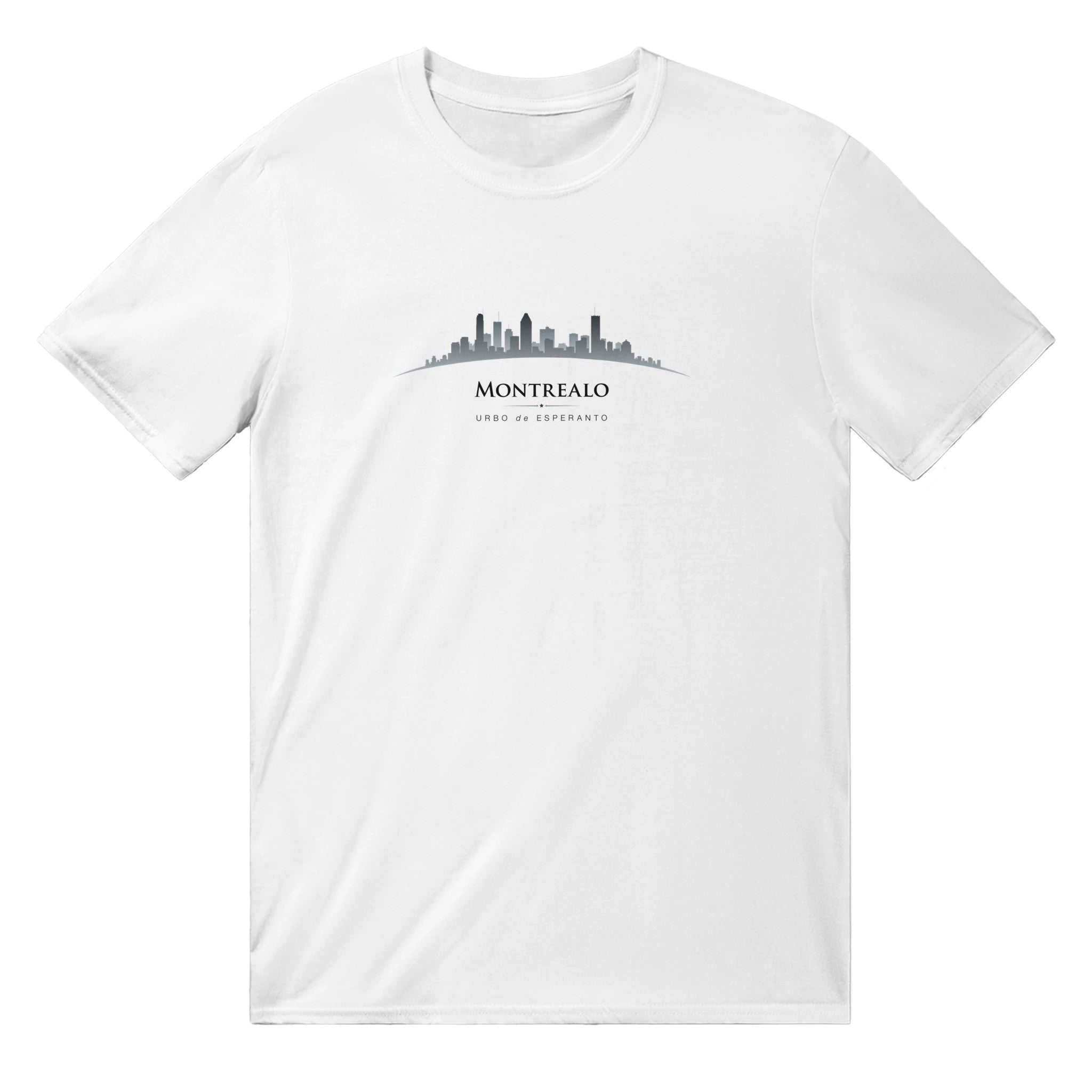 Montrealo Urba Silueto Uniseksa T-ĉemizo