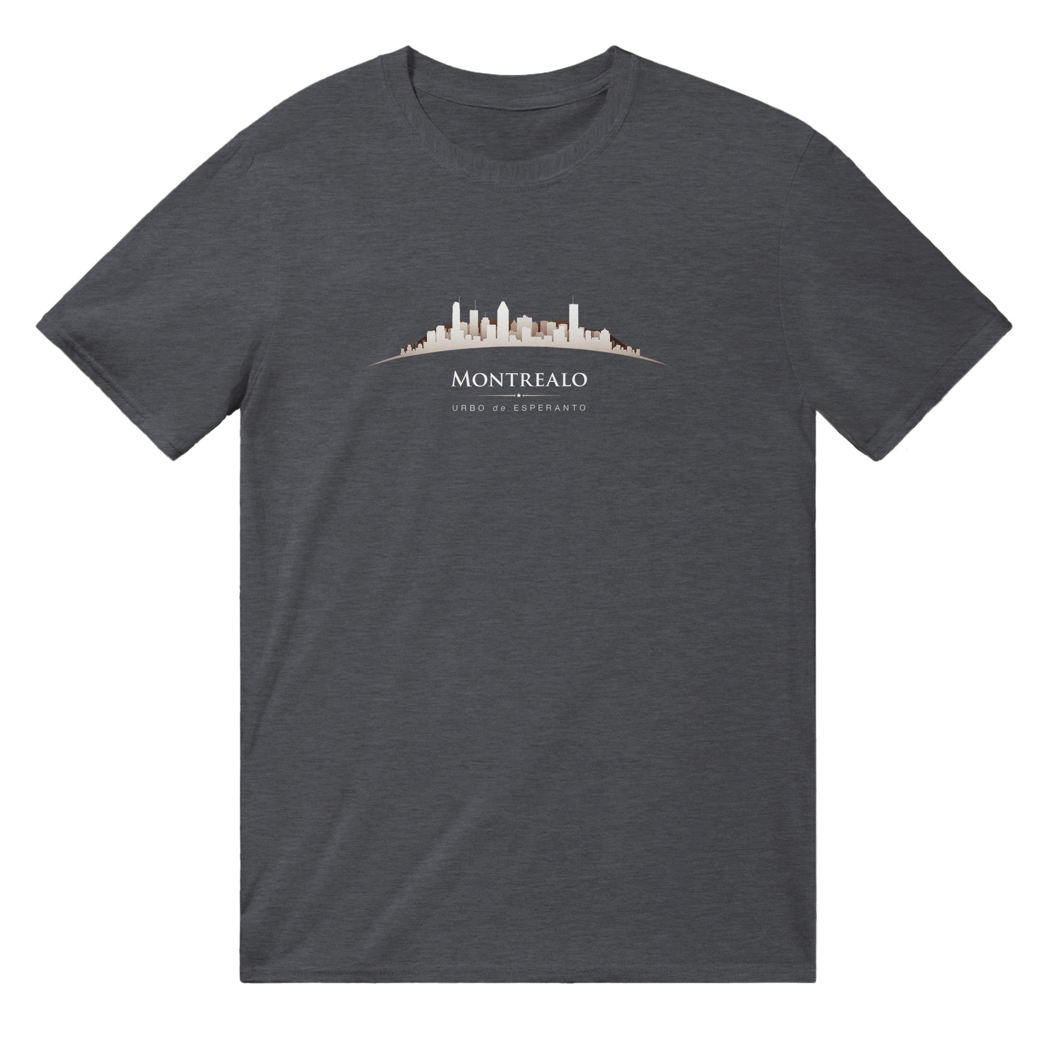 Montrealo Urba Silueto Uniseksa T-ĉemizo