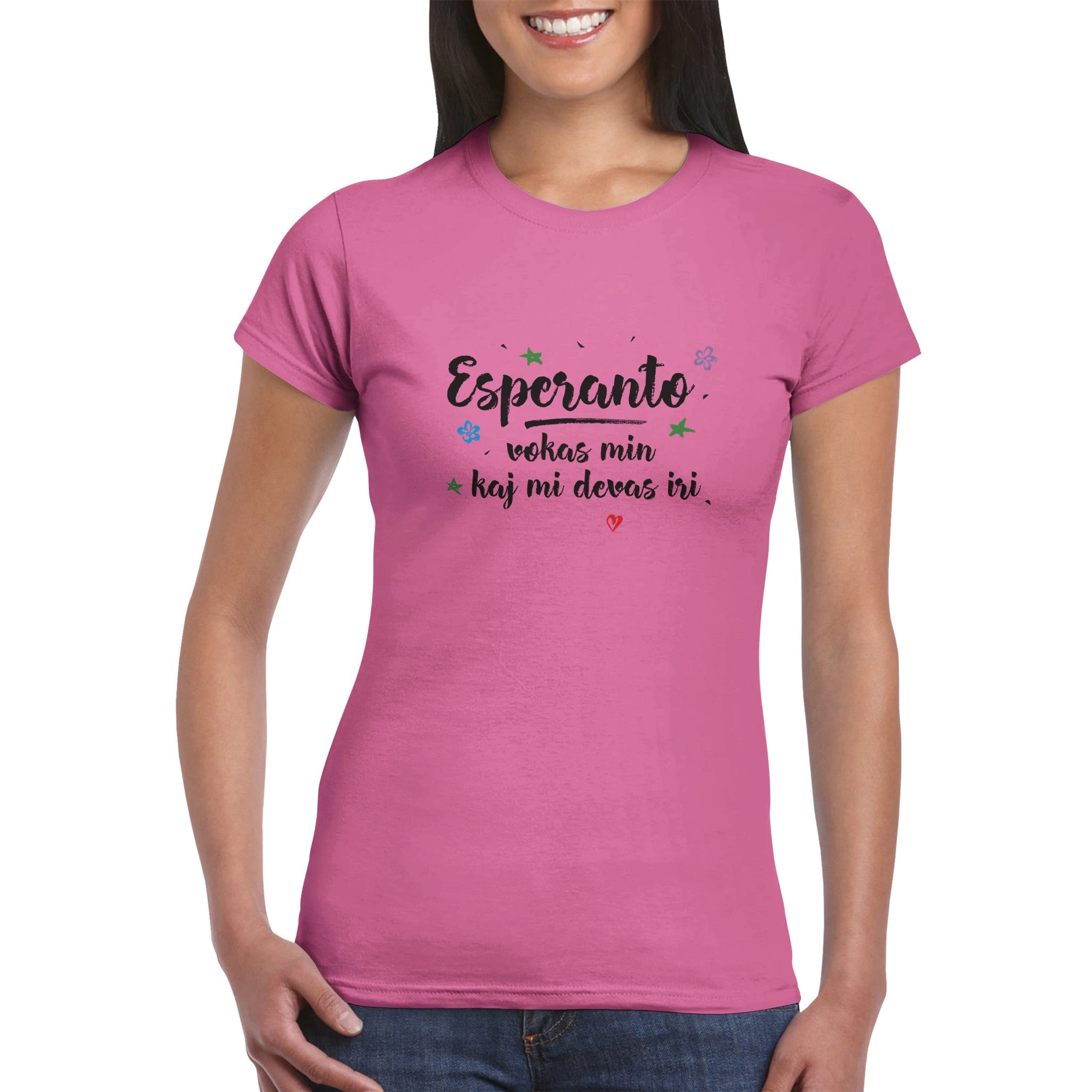 Esperanto Vokas Min Womens T-shirt