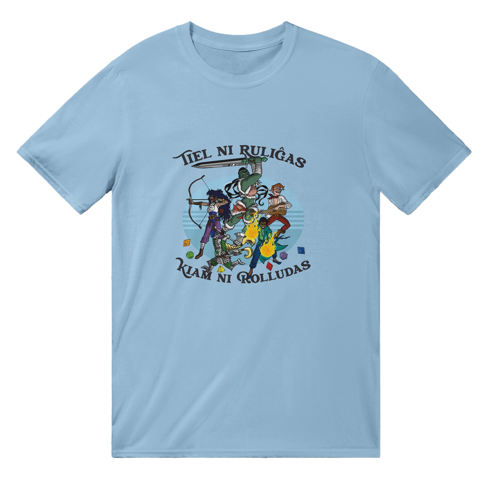 Tiel Ni Ruliĝas Uniseksa T-ĉemizo