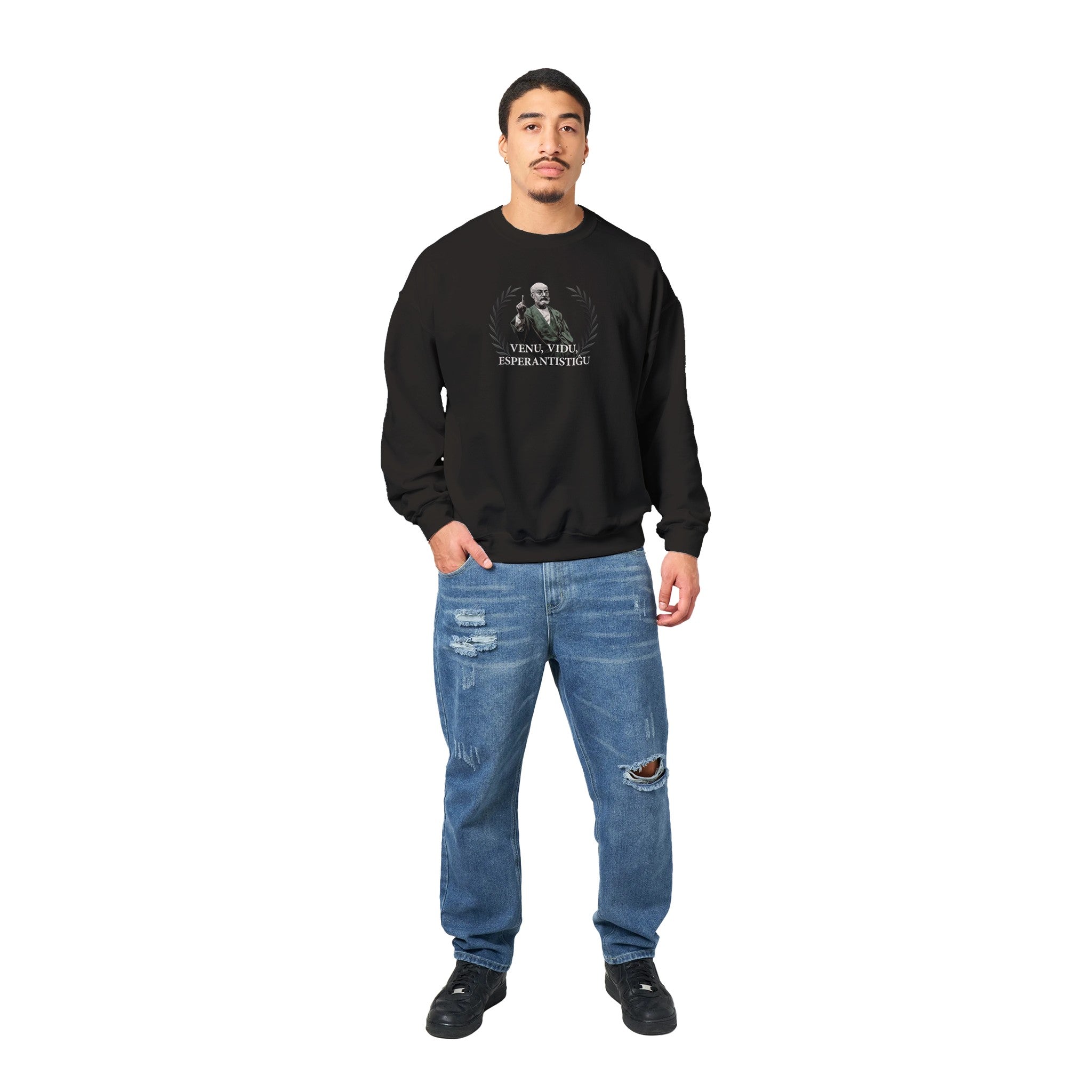 Venu Vido Esperantistiĝu Unisex Sweatshirt