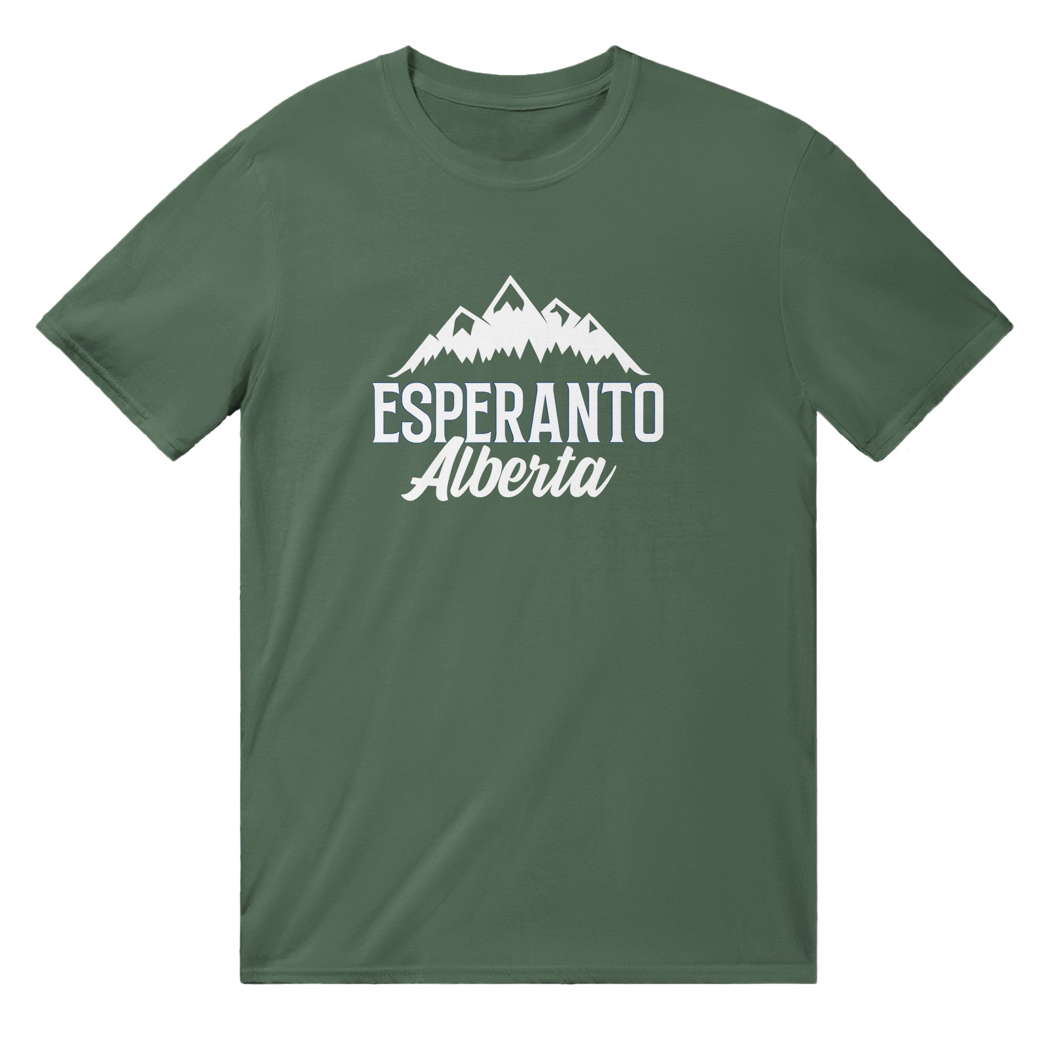 Esperanto Alberta Uniseksa T-ĉemizo