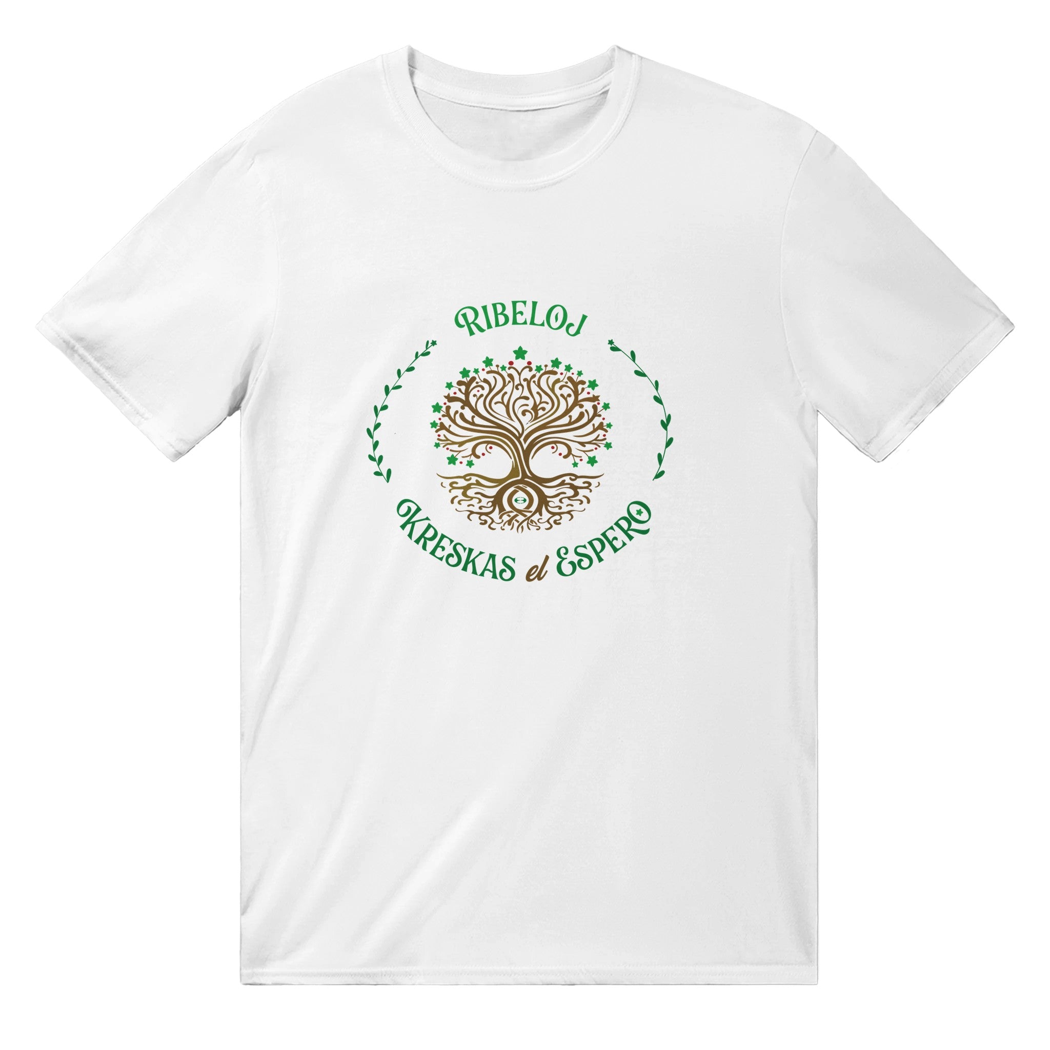 Ribeloj Kreskas el Espero Unisex Esperanto T-shirt