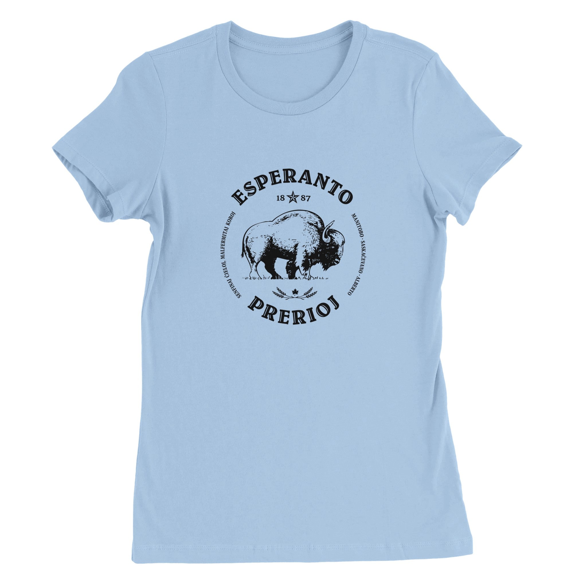 Esperanto Prerioj Virina T-ĉemizo