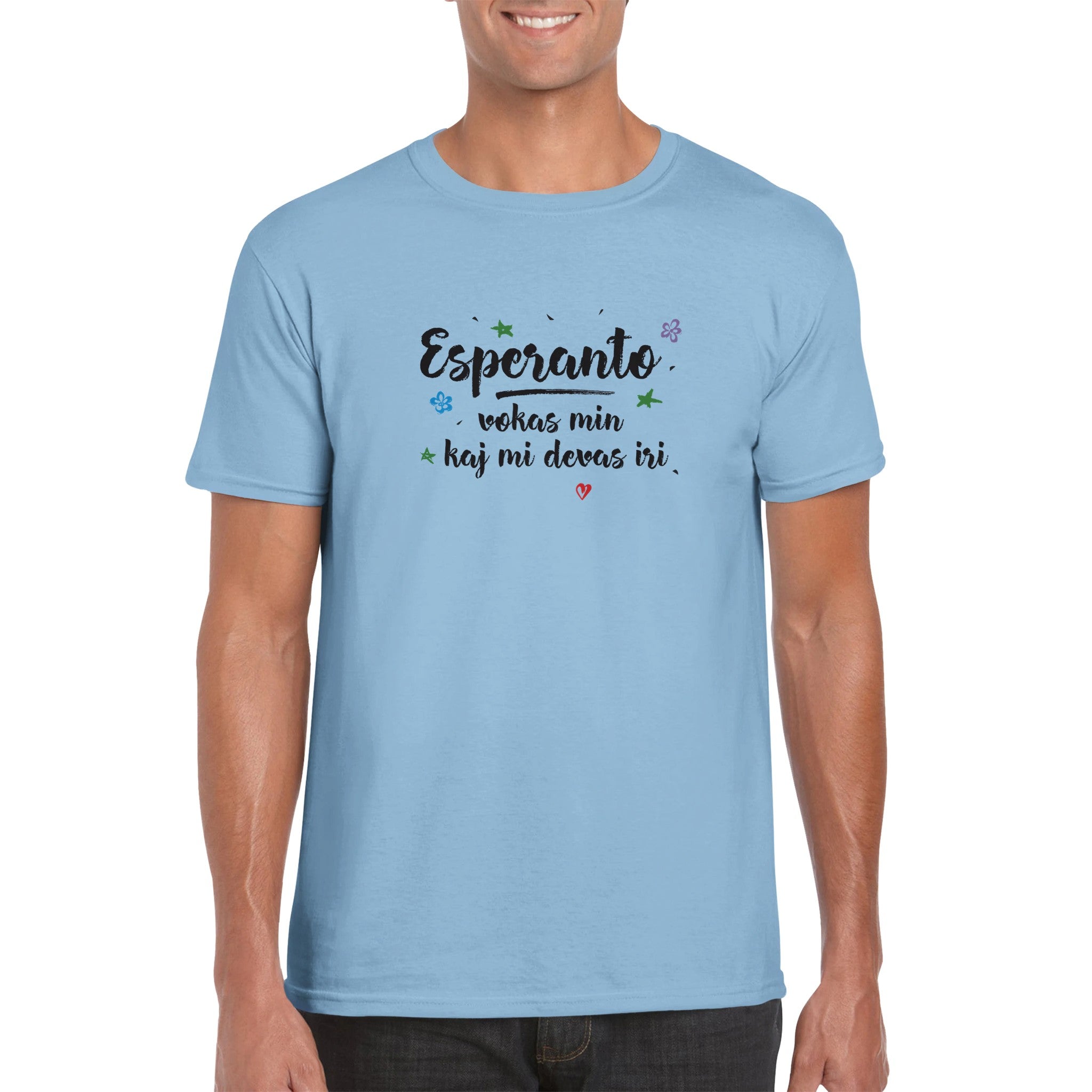 Esperanto Vokas Min Unisex T-shirt