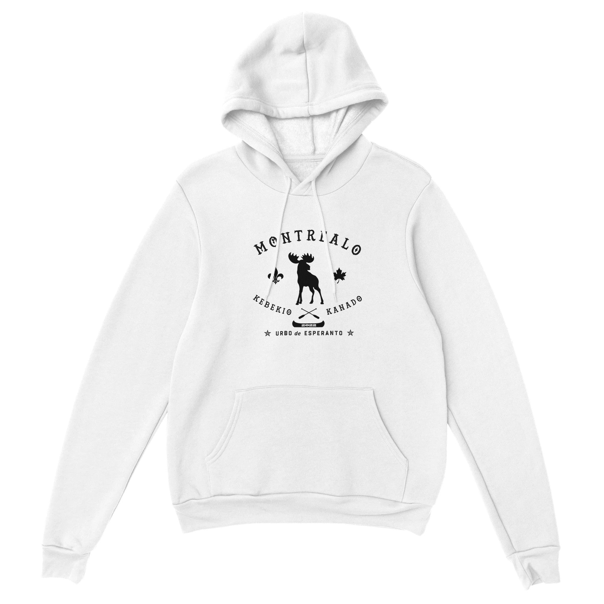 Montrealo Urbo de Esperanto Klasika Unuseksa Kapuĉ-pulovero