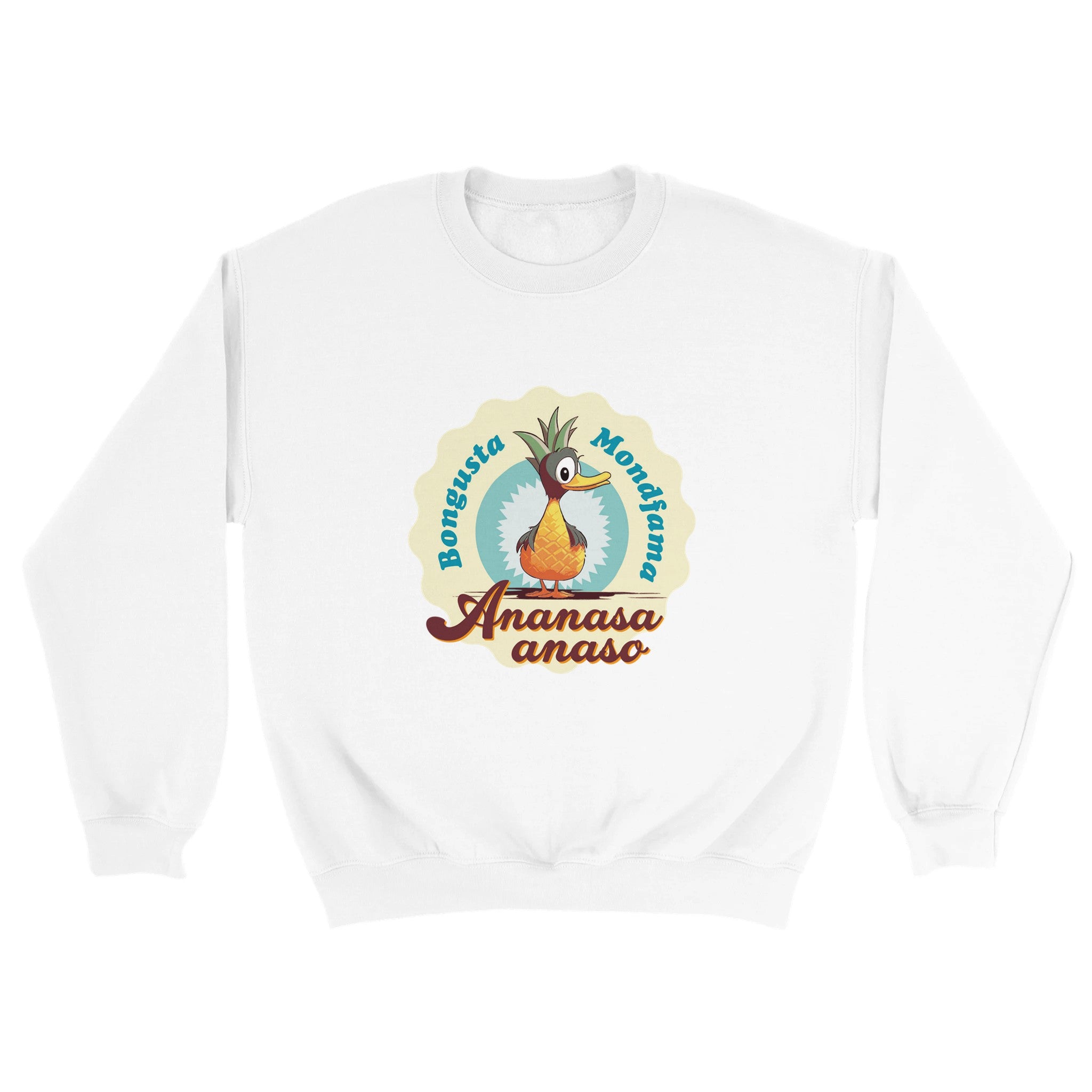 Ananasa Anaso Uniseksa Ŝvitĉemizo