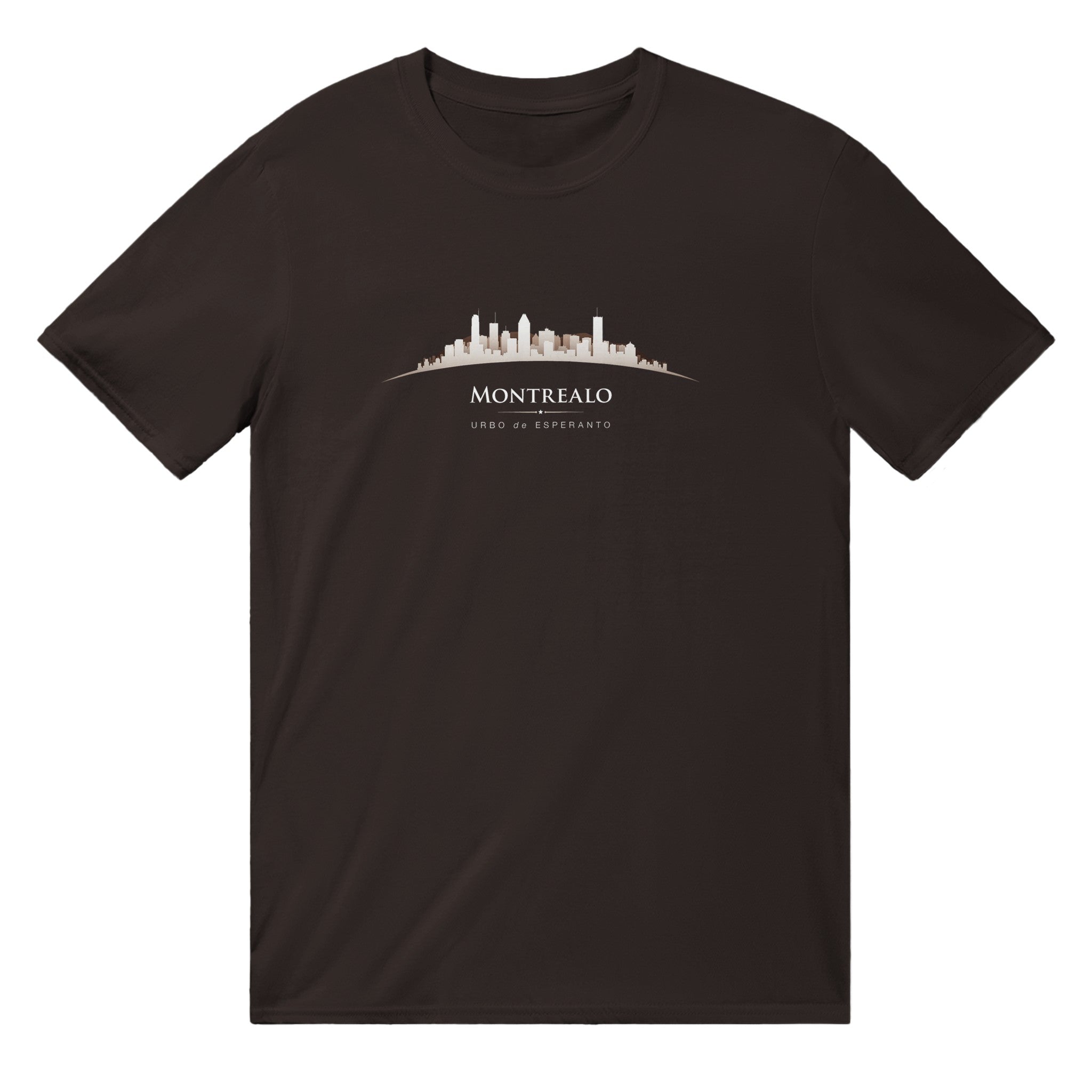 Montrealo Urba Silueto Uniseksa T-ĉemizo