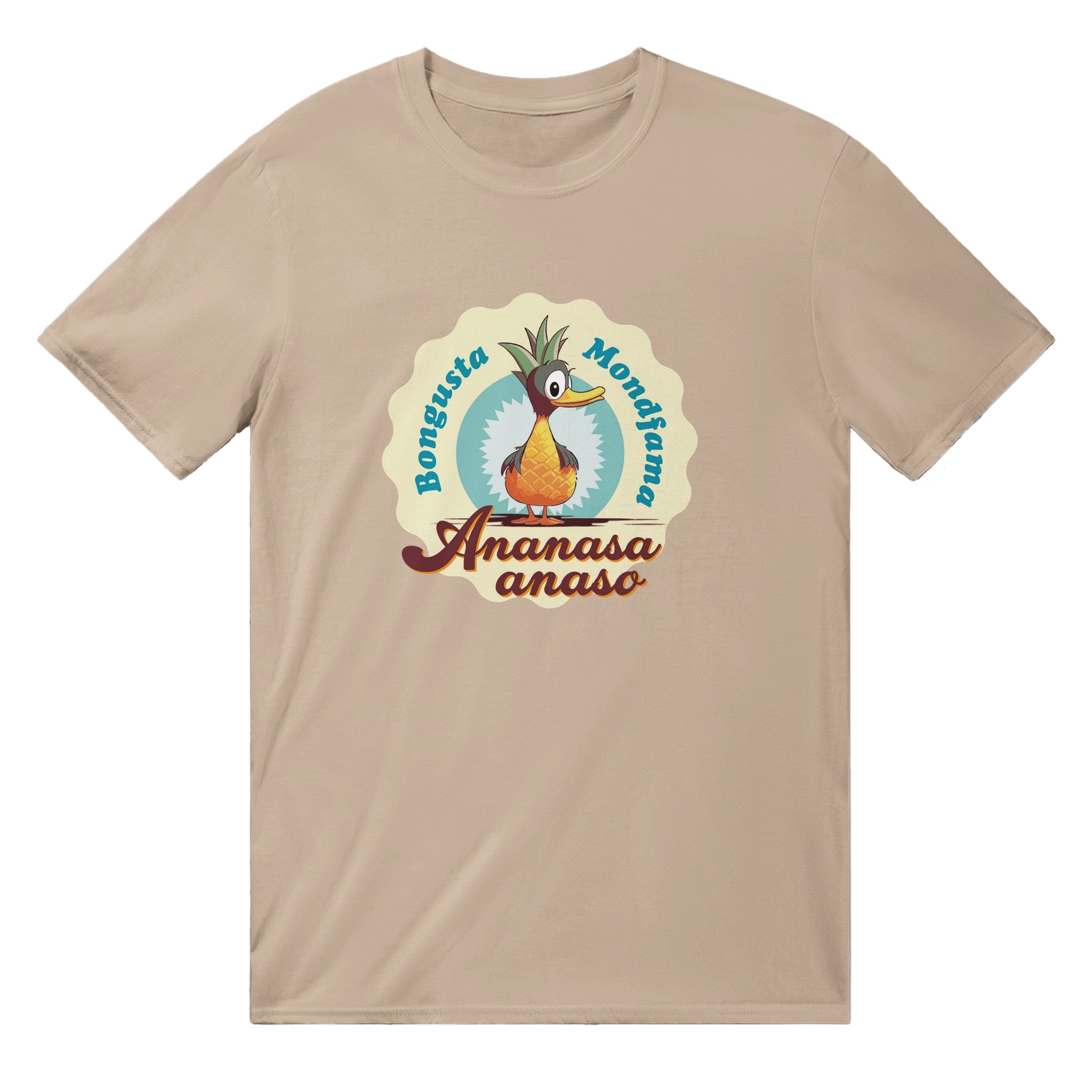 Ananasa Anaso Uniseksa T-ĉemizo
