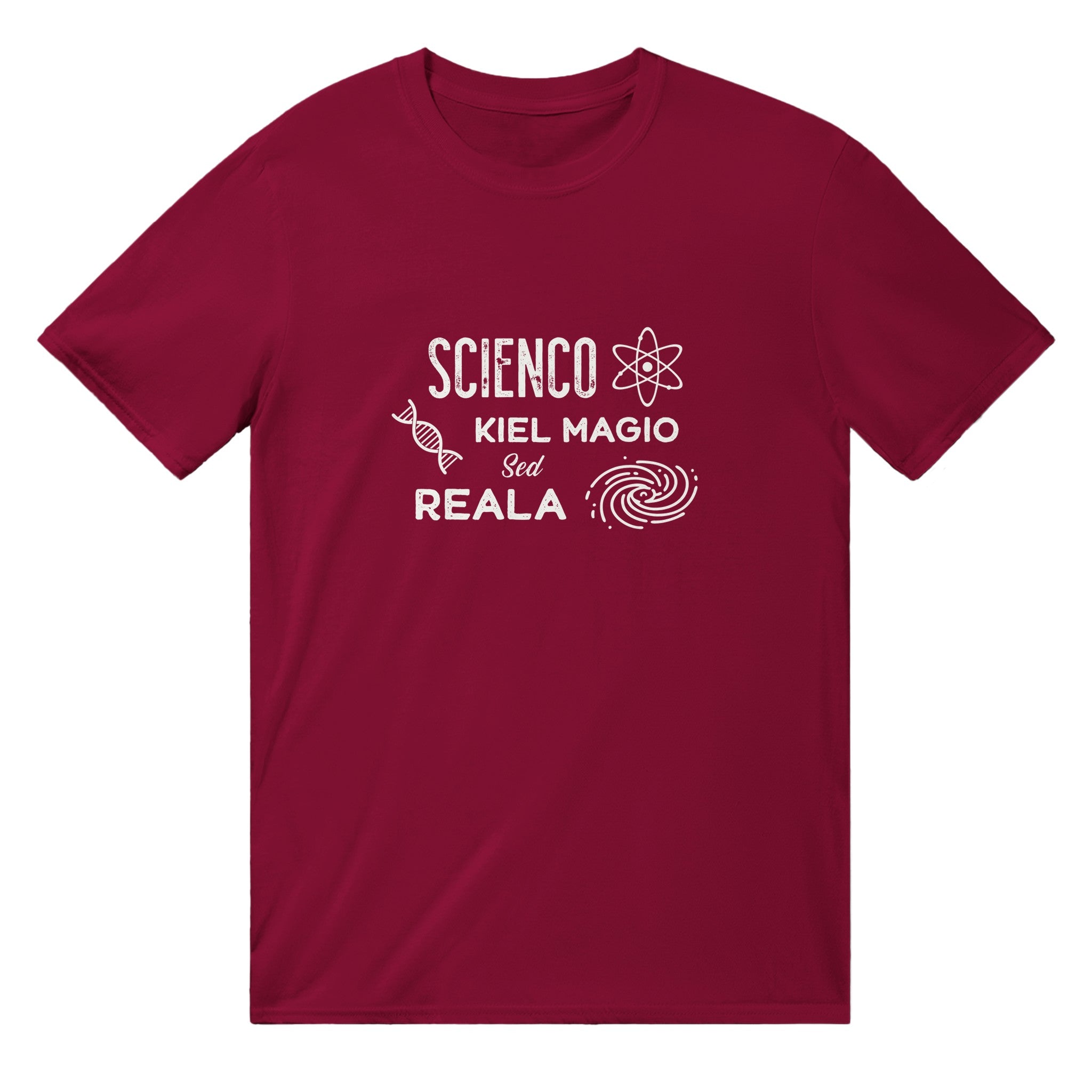 Scienco: Kiel Magio sed Reala Uniseksa T-ĉemizo