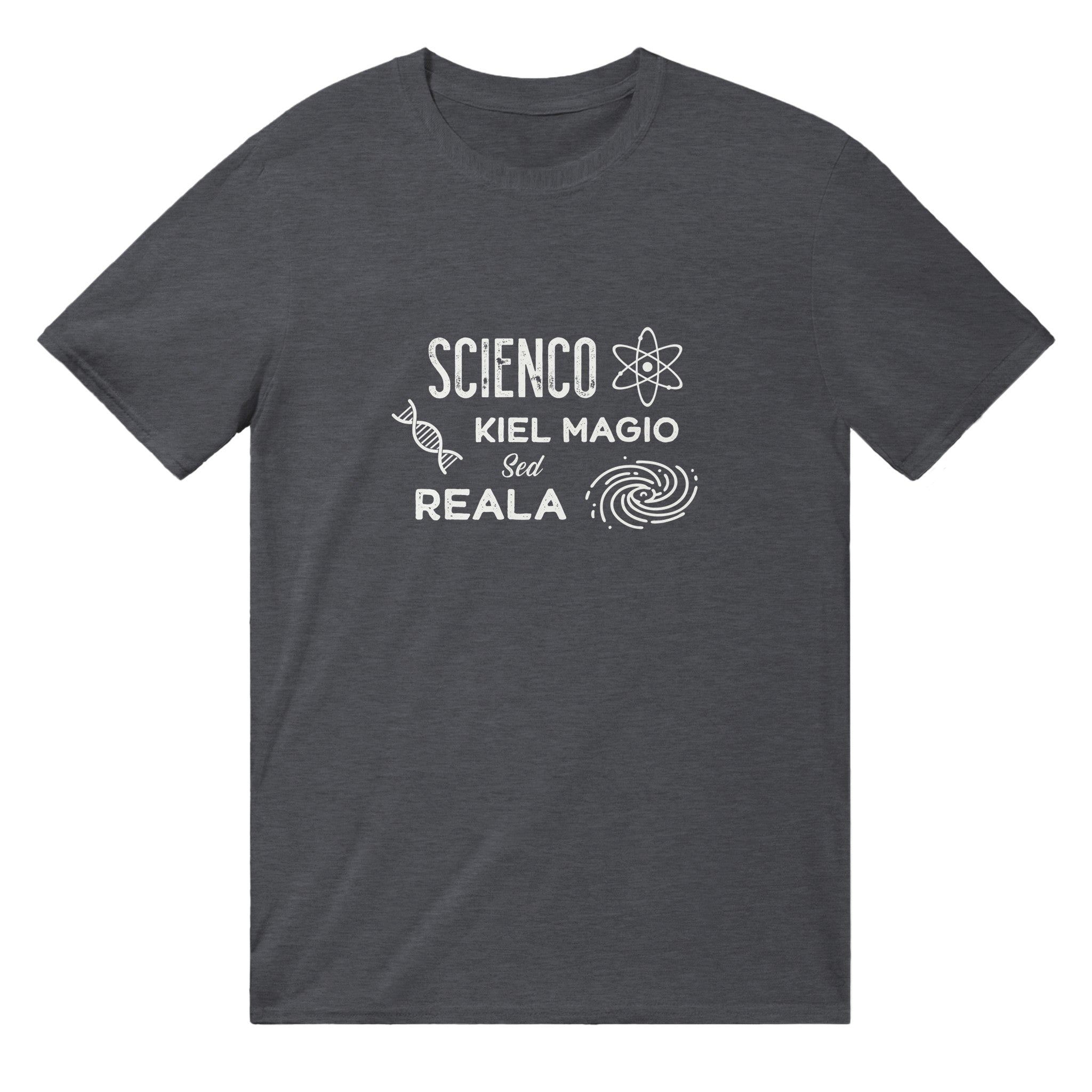 Scienco: Kiel Magio sed Reala Uniseksa T-ĉemizo