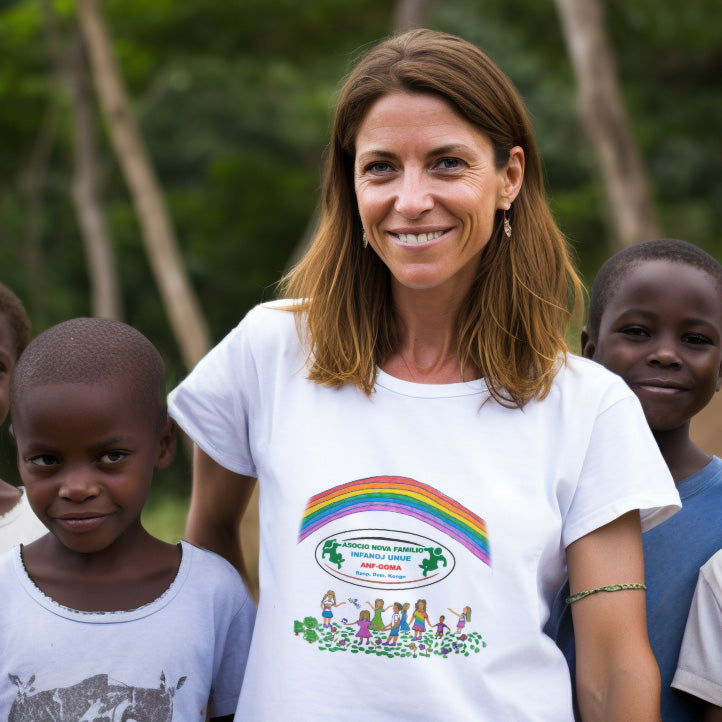 ANF Ĉielarka Uniseksa T-ĉemizo