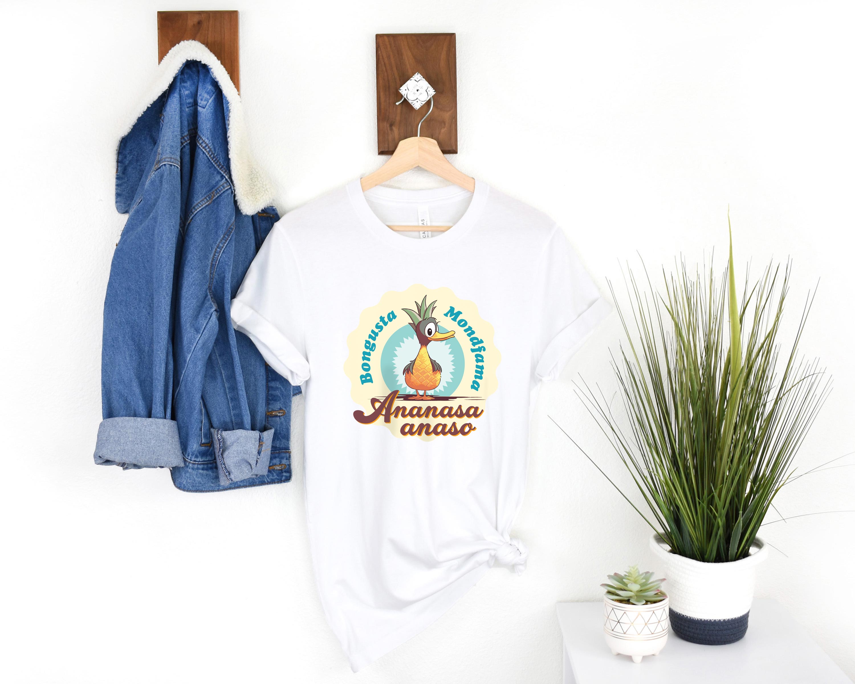 Ananasa Anaso Uniseksa T-ĉemizo