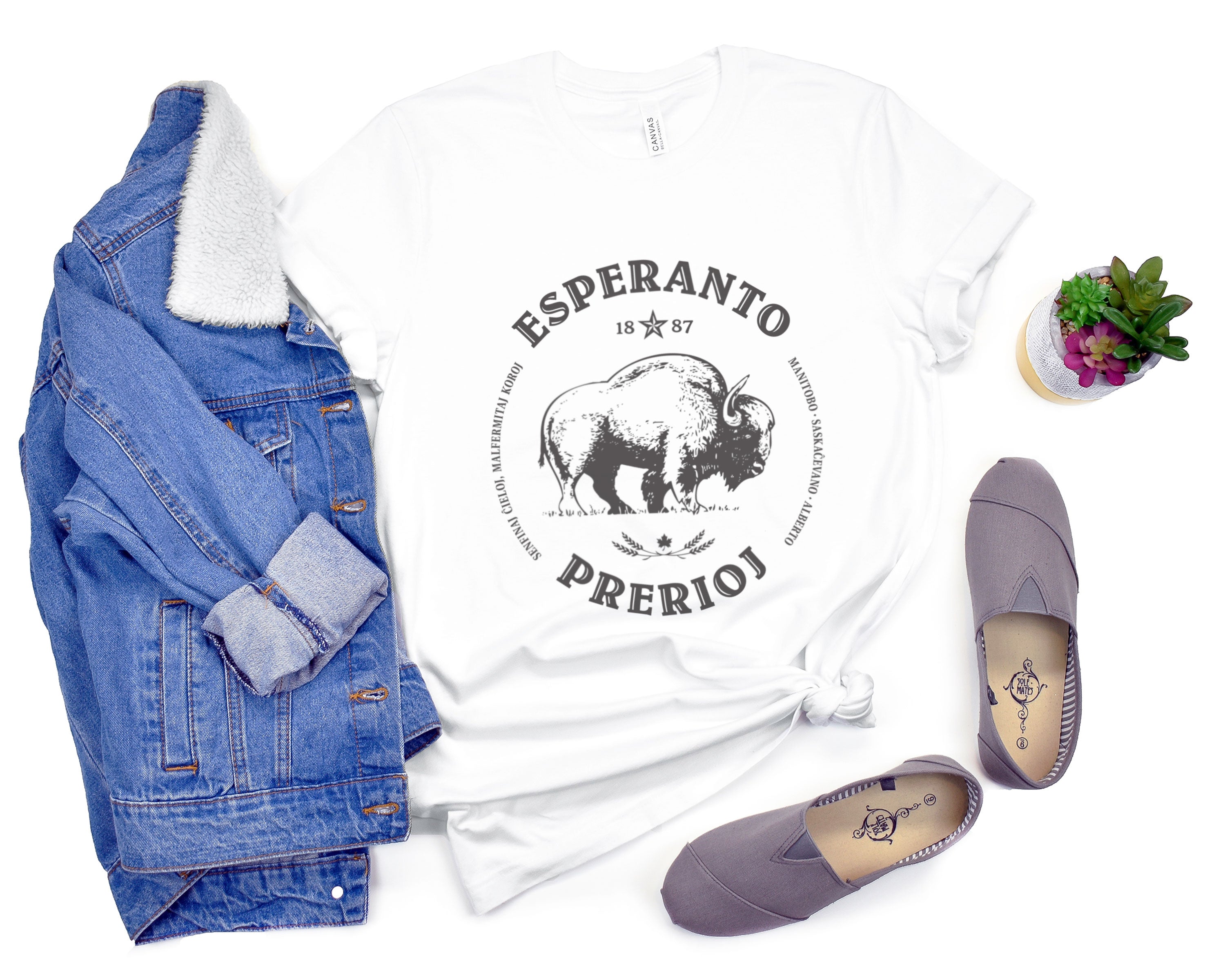 Esperanto Prerioj Unisex T-shirt