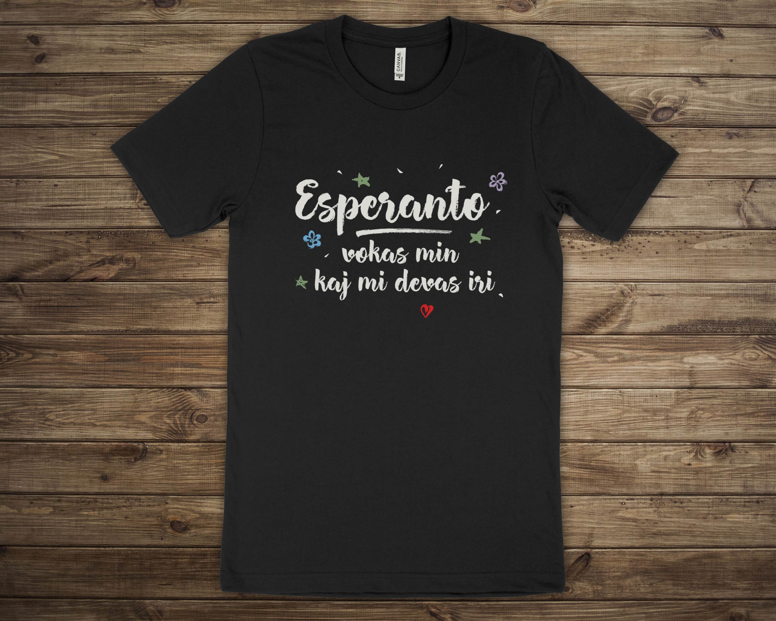 Esperanto Vokas Min Unisex T-shirt