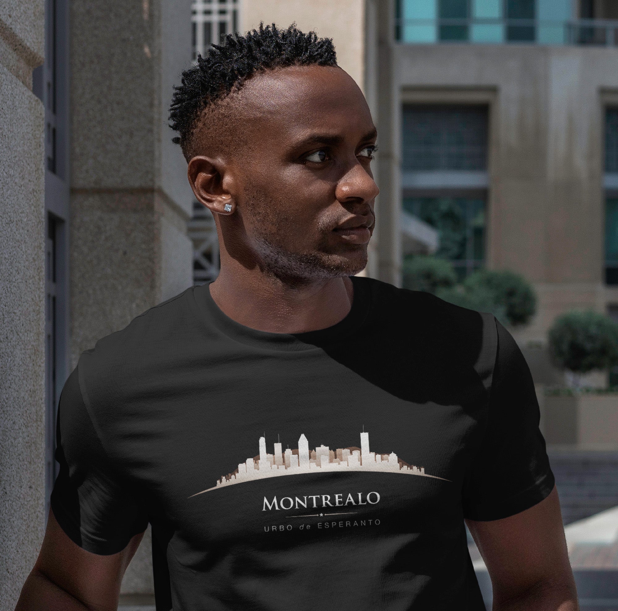 Montrealo Urba Silueto Unisex T-shirt