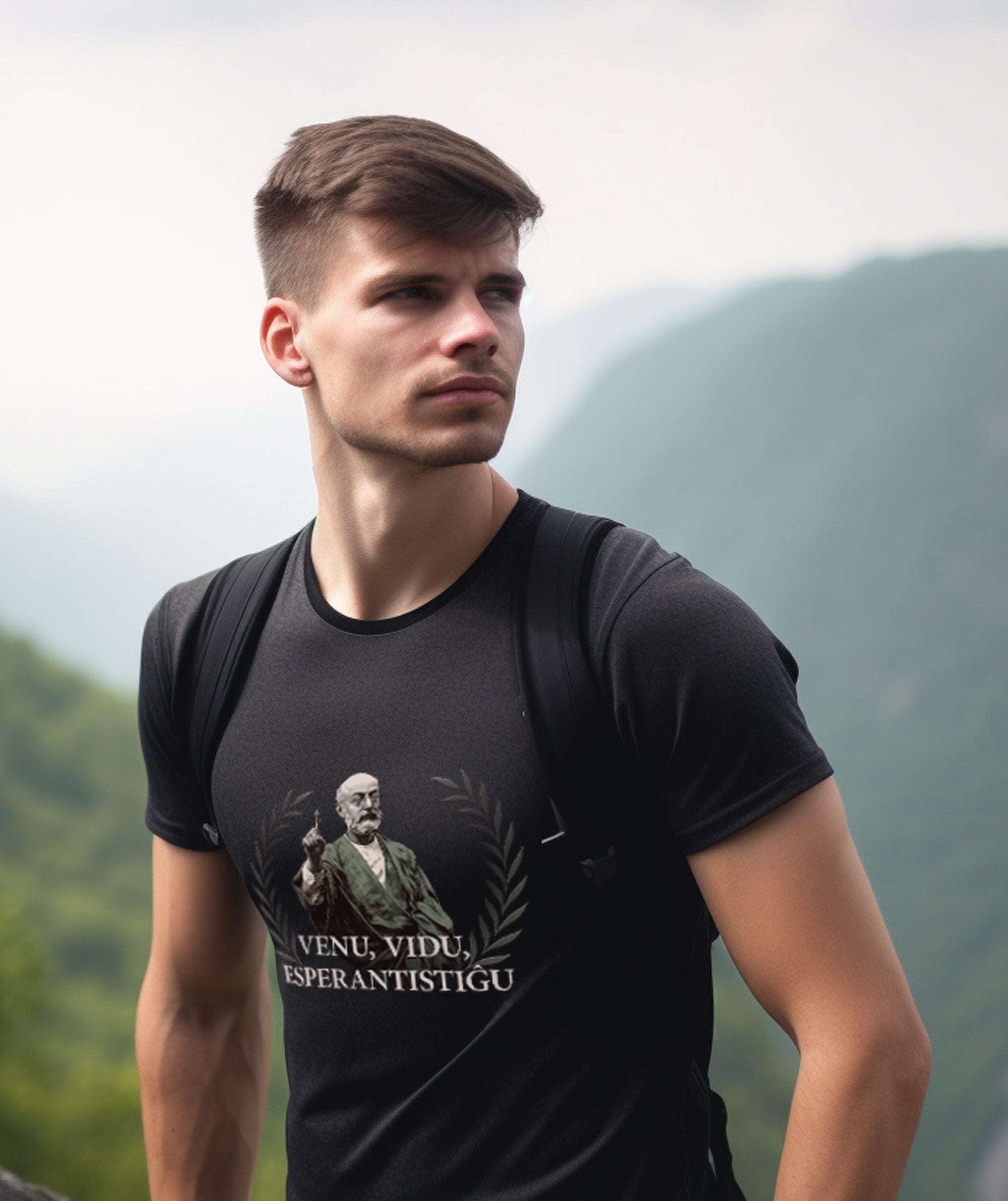Venu Vidu Esperantistiĝu Unisex T-shirt