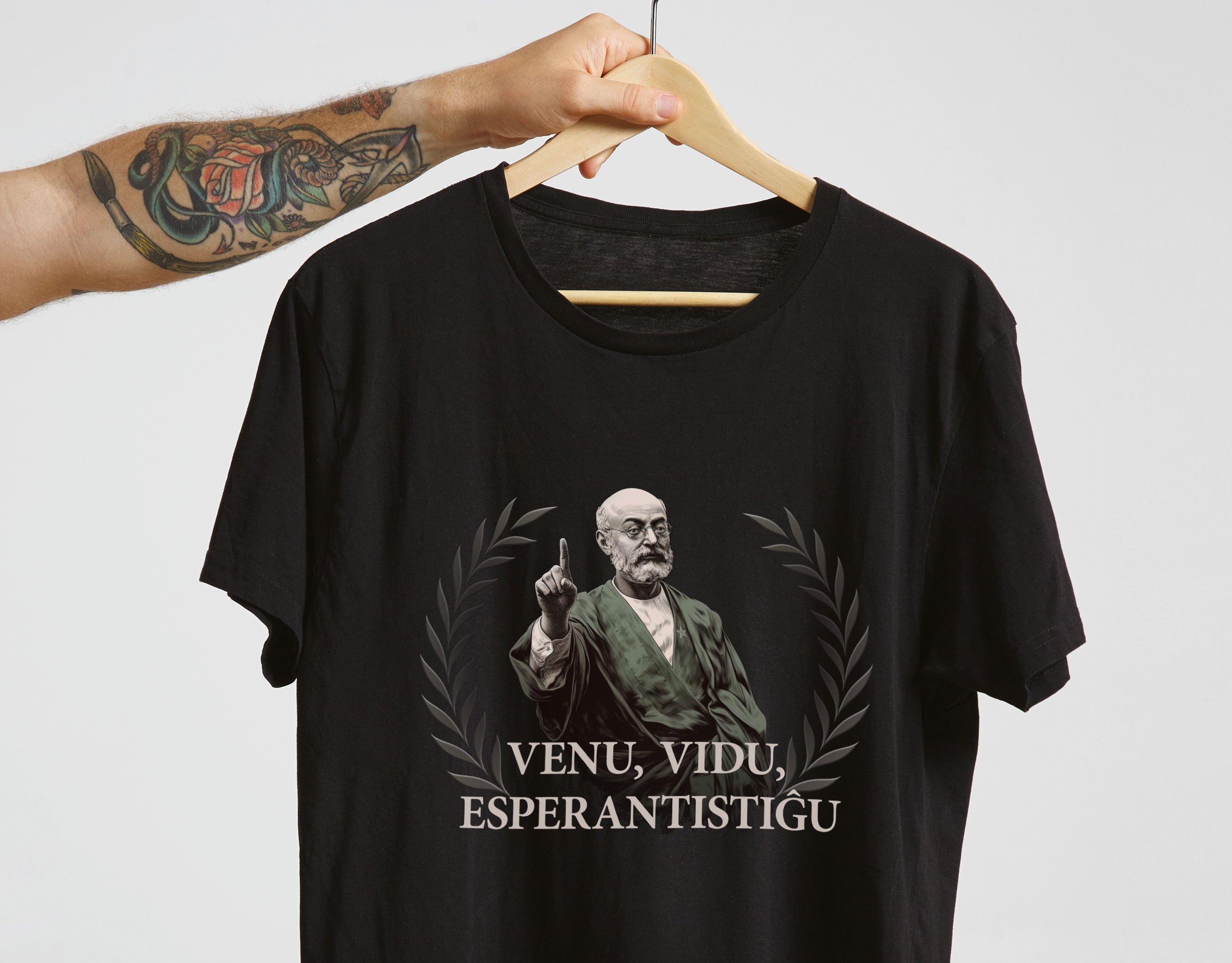 Venu Vidu Esperantistiĝu Unisex T-shirt