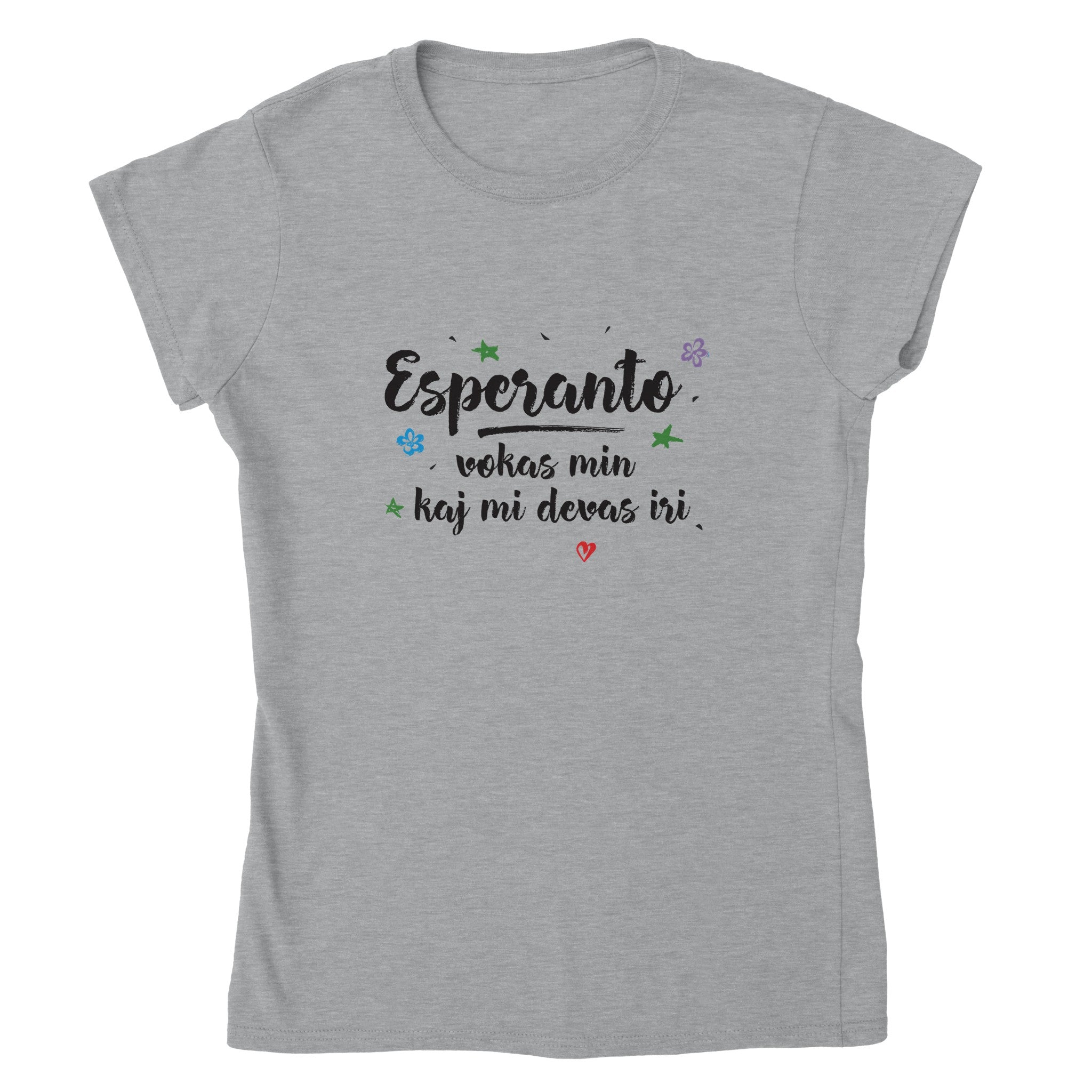 Esperanto Vokas Min Womens T-shirt
