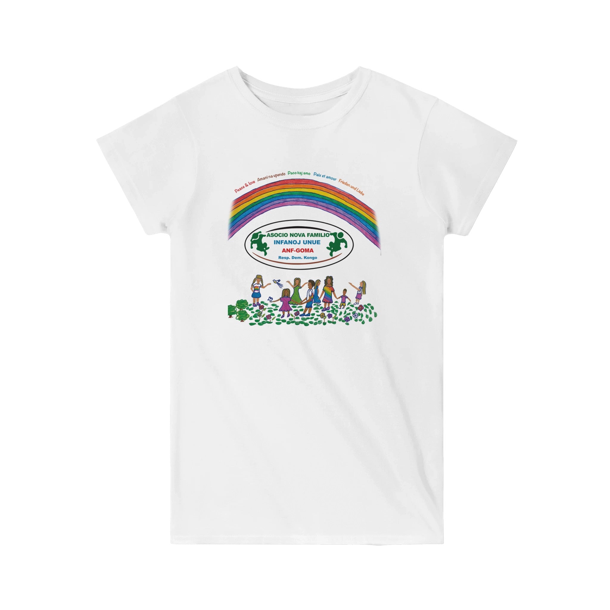 ANF Ĉielarka Virina T-ĉemizo