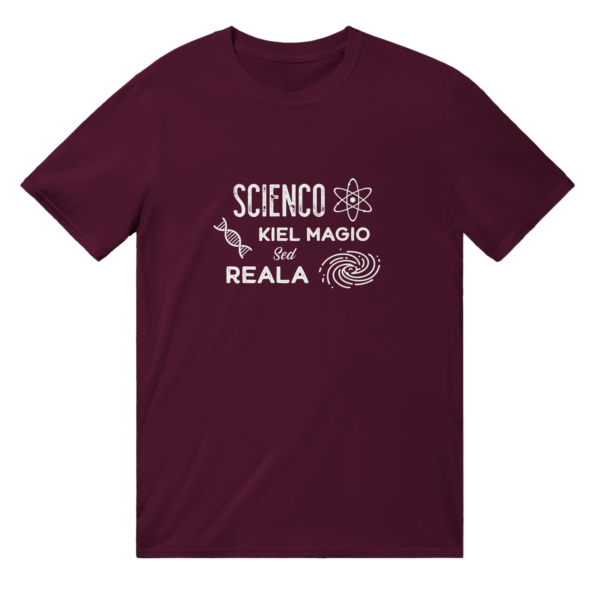 Scienco: Kiel Magio sed Reala Uniseksa T-ĉemizo