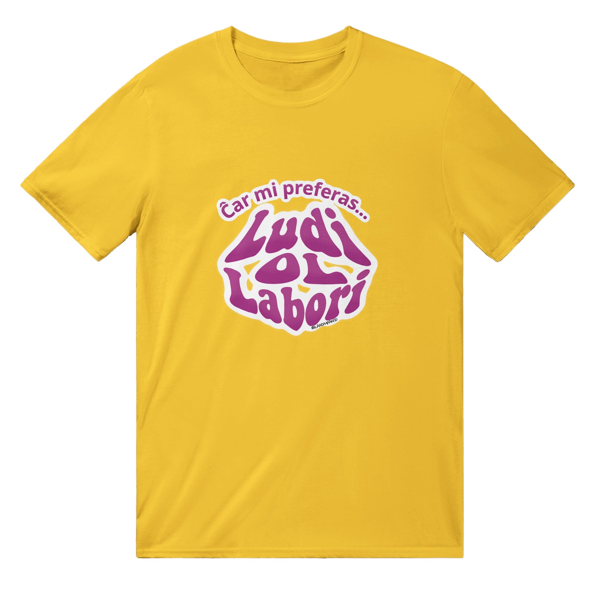 Mi Preferas Ludi Uniseksa T-ĉemizo