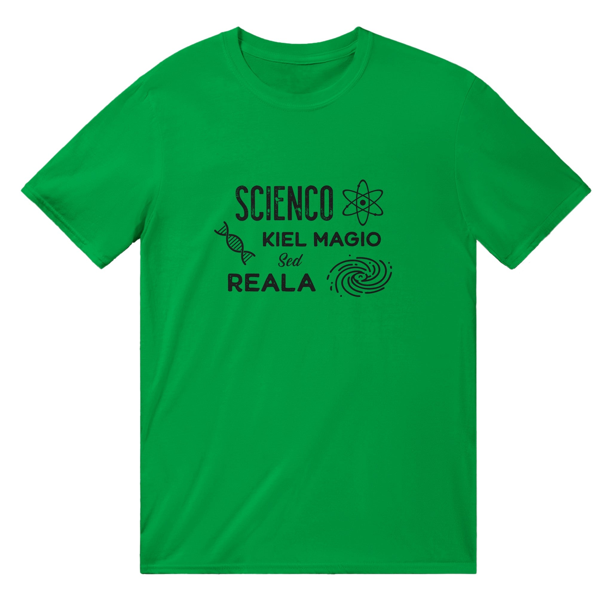 Scienco: Kiel Magio sed Reala Uniseksa T-ĉemizo