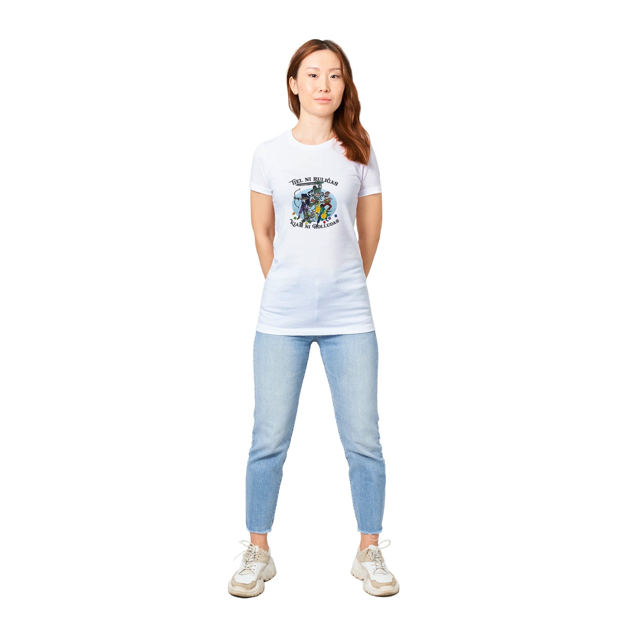 Tiel Ni Ruliĝas Womens T-shirt