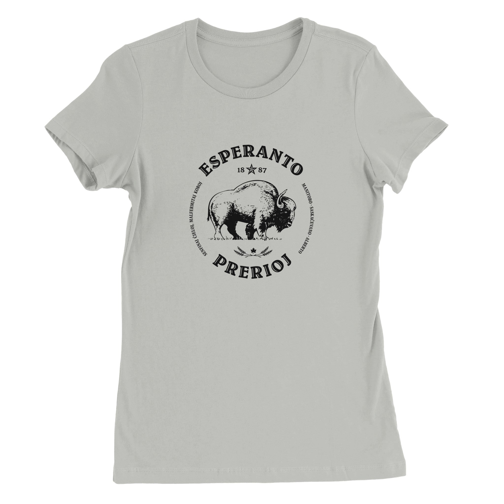 Esperanto Prerioj Virina T-ĉemizo