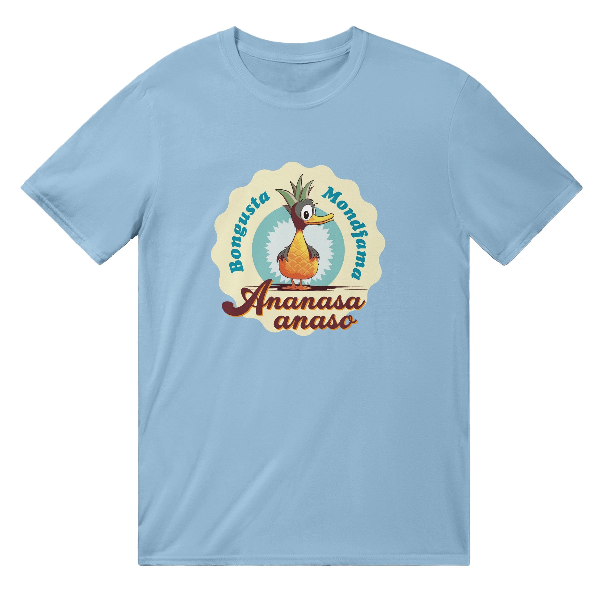 Ananasa Anaso Uniseksa T-ĉemizo