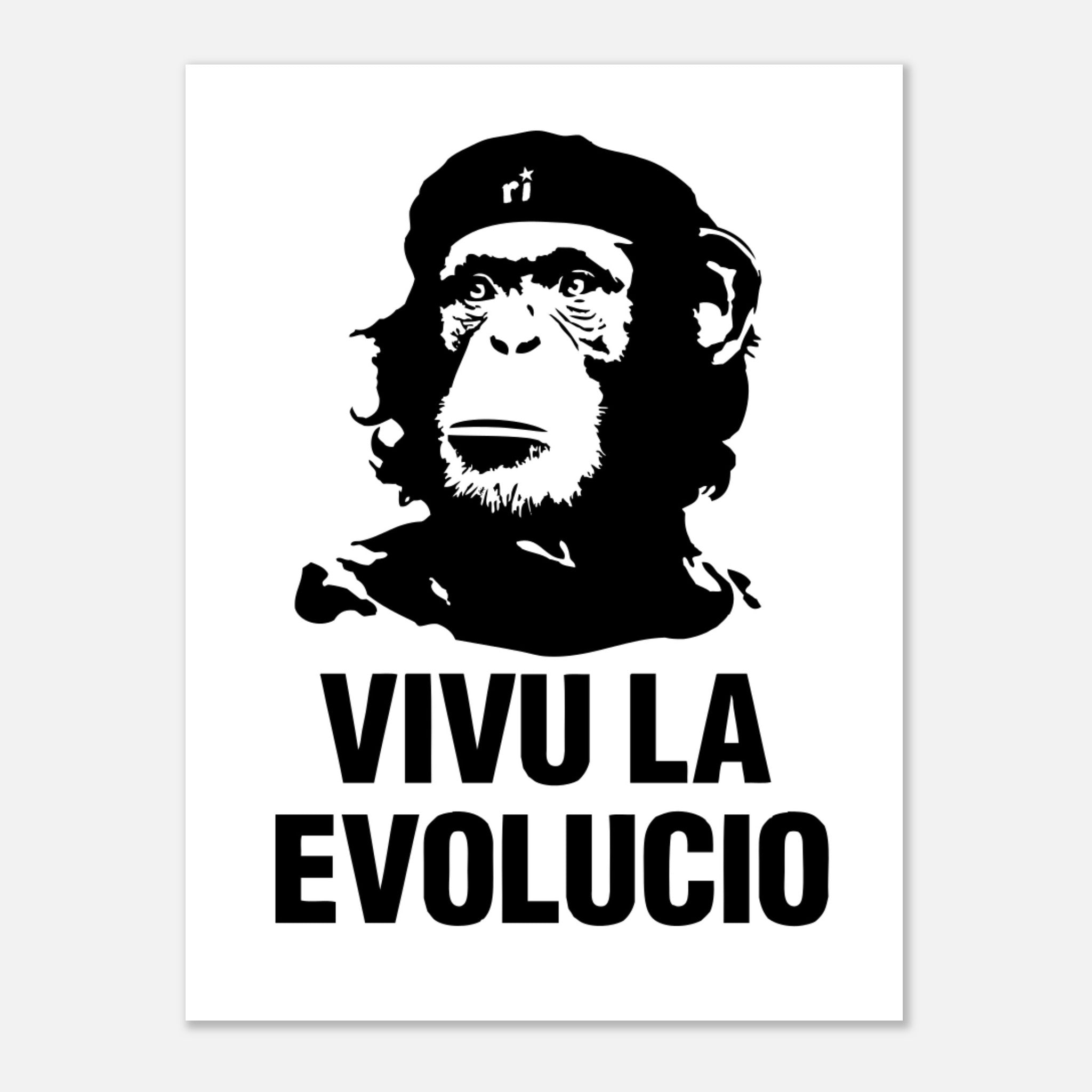 Vivu la Evolucio Matte Poster
