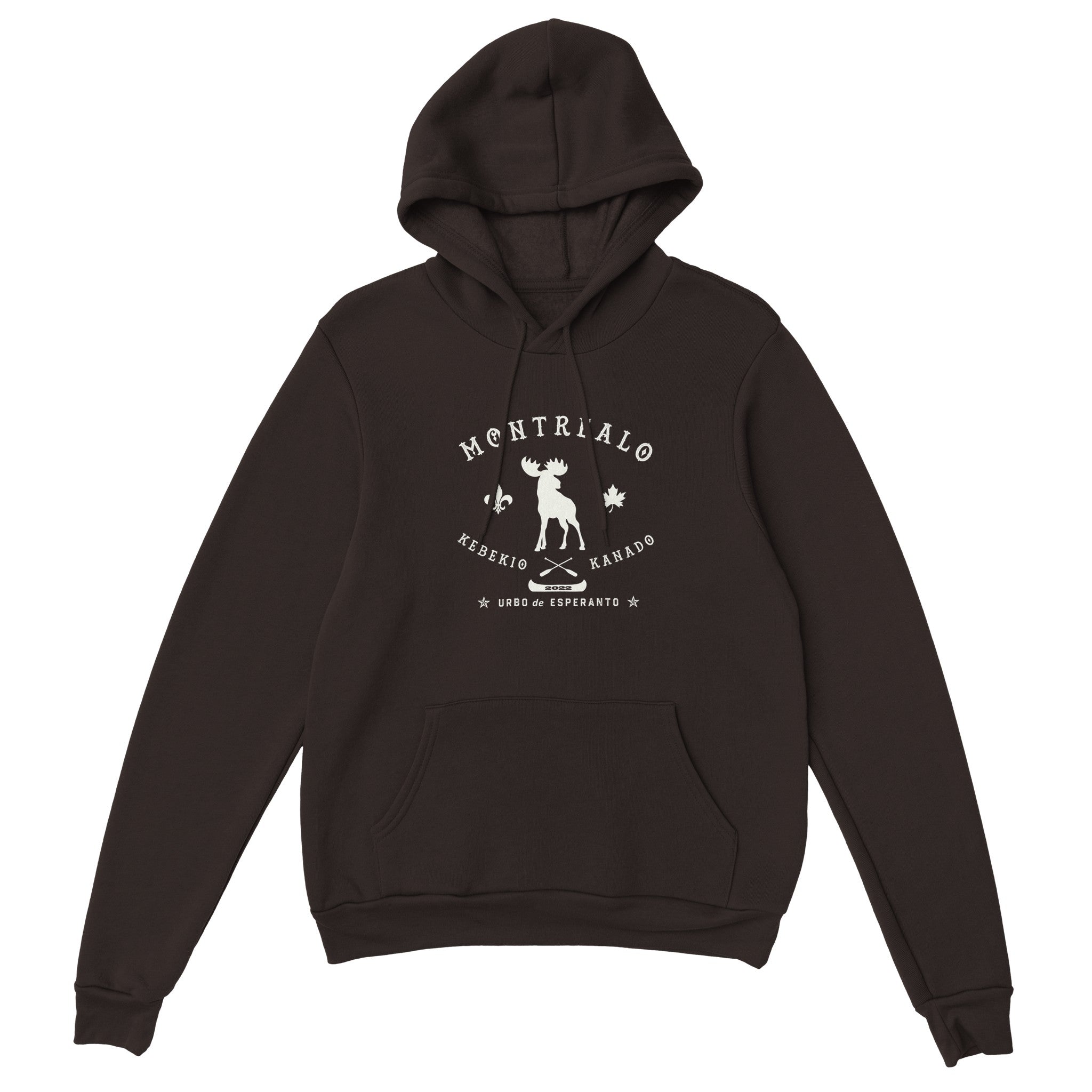 Montrealo Urbo de Esperanto Klasika Unisex Hoodie