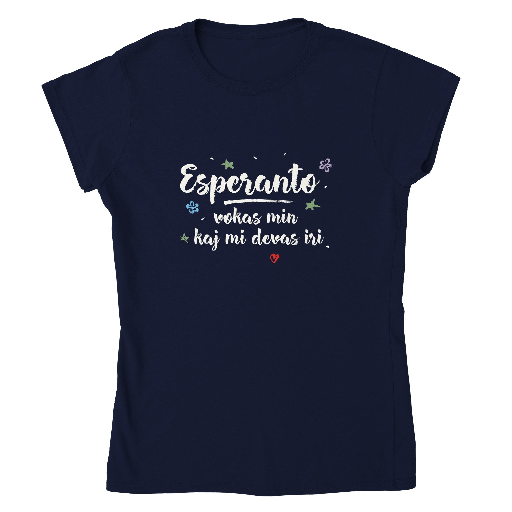 Esperanto Vokas Min Womens T-shirt