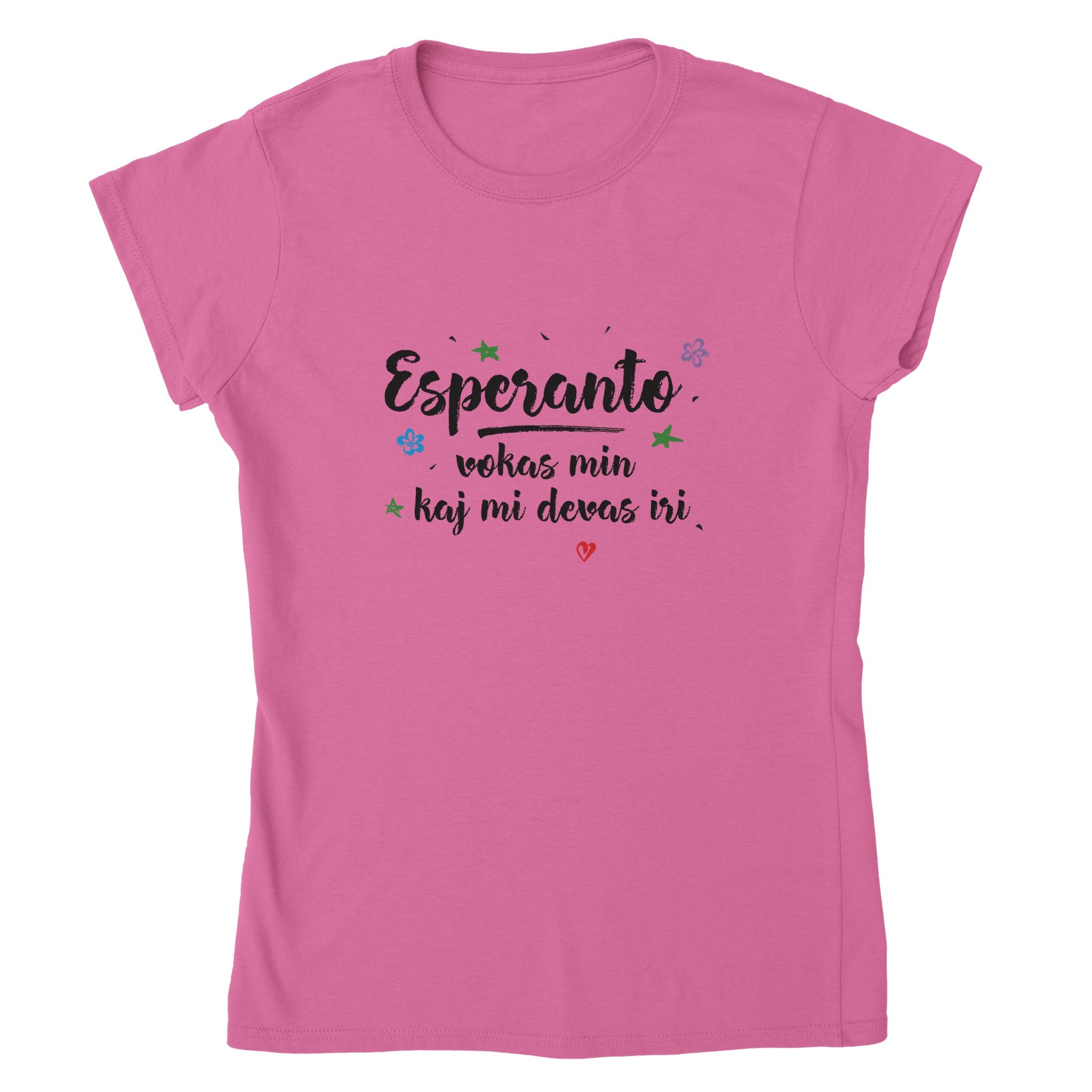 Esperanto Vokas Min Womens T-shirt