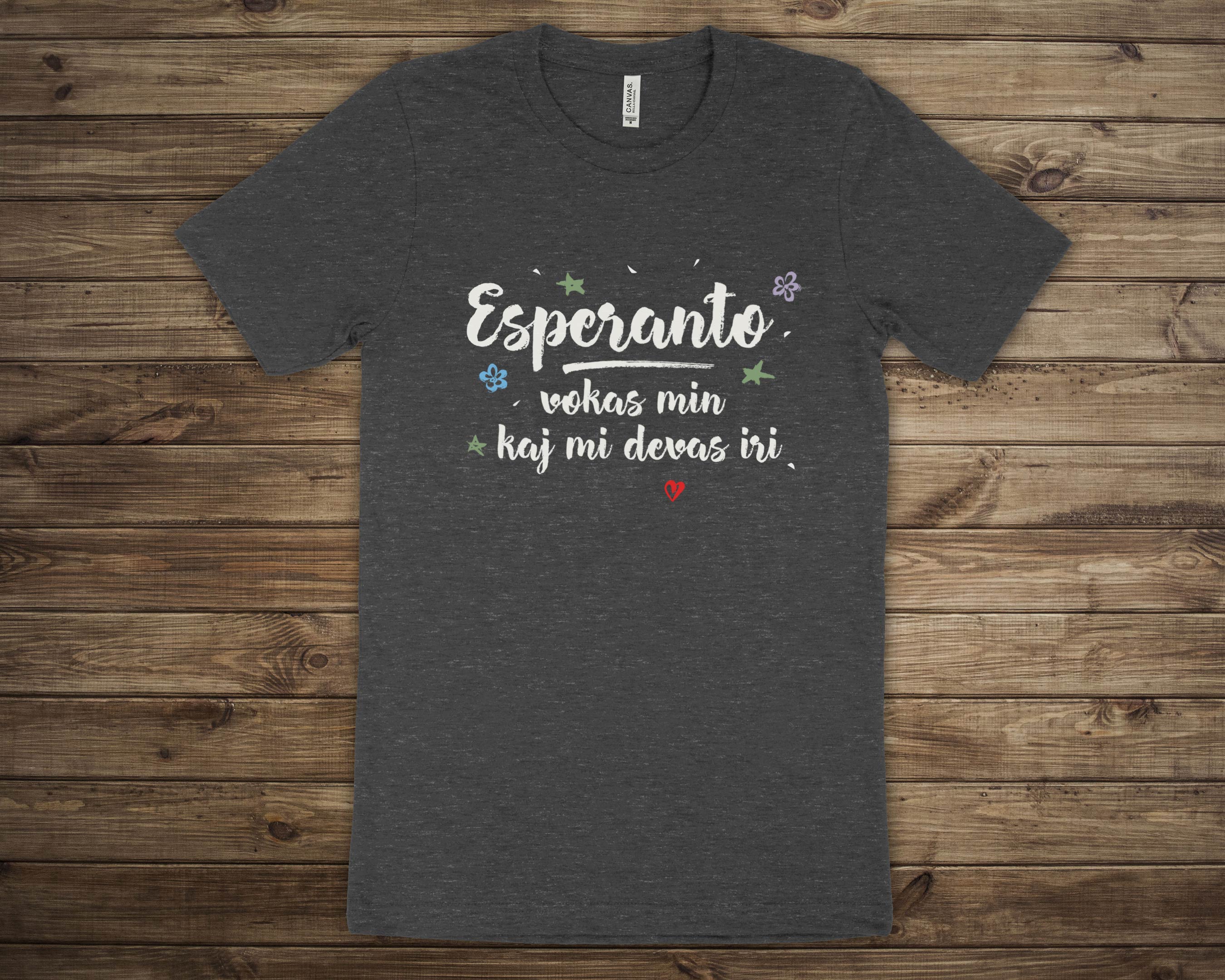 Esperanto Vokas Min Uniseksa T-ĉemizo