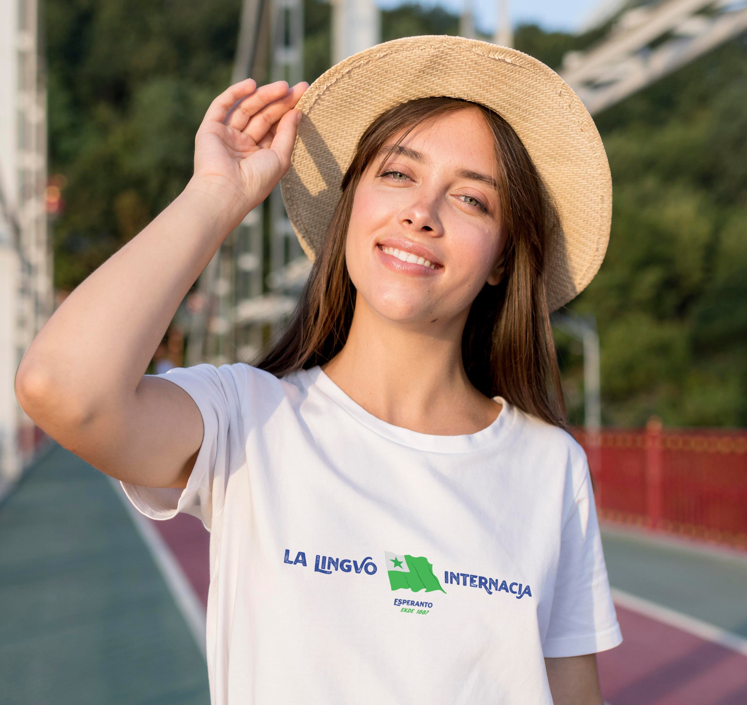 La Lingvo Internacia Esperanto Flago Unisex T-Shirt