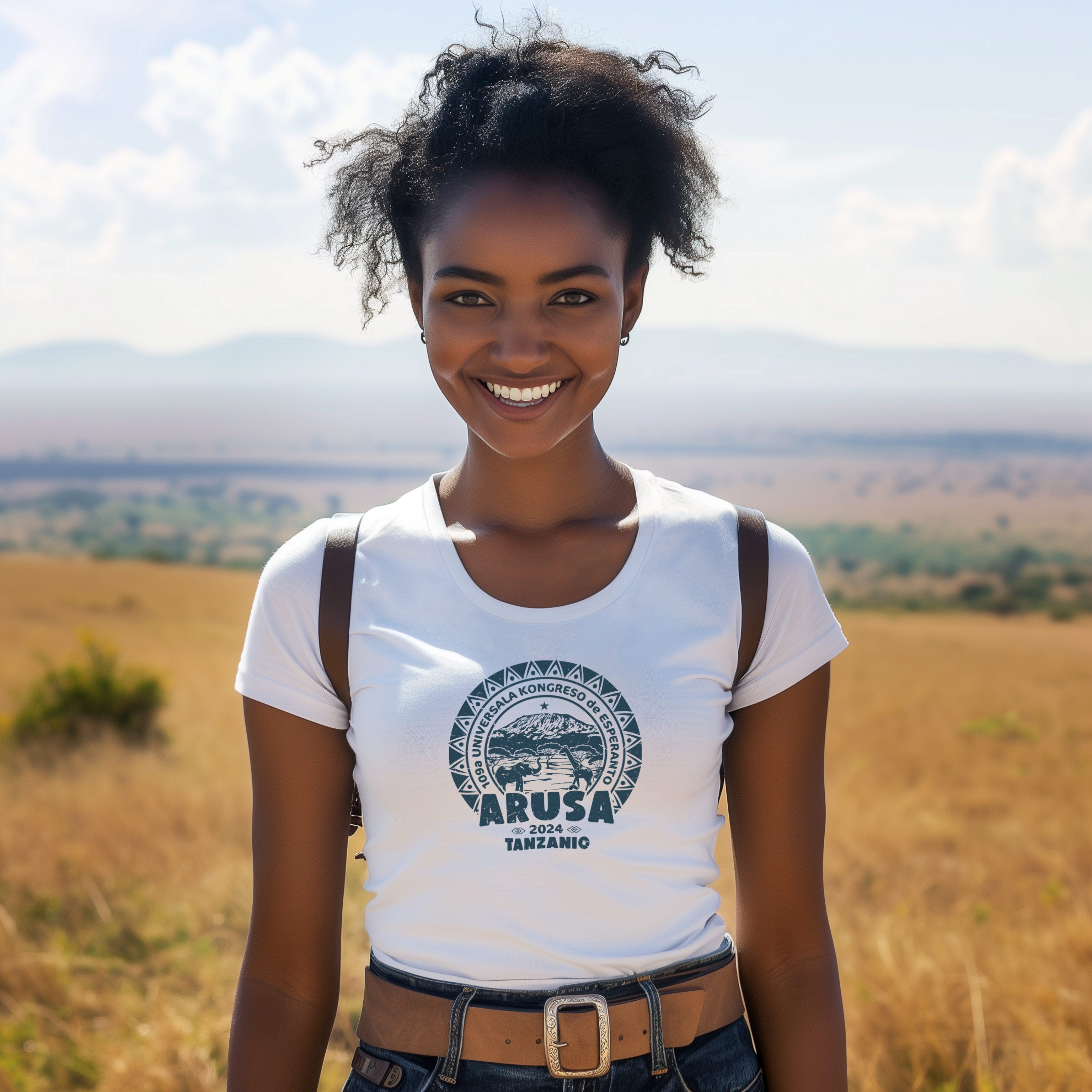 Arusha Tanzania UK2024 Esperanto Congress Women's T-shirt