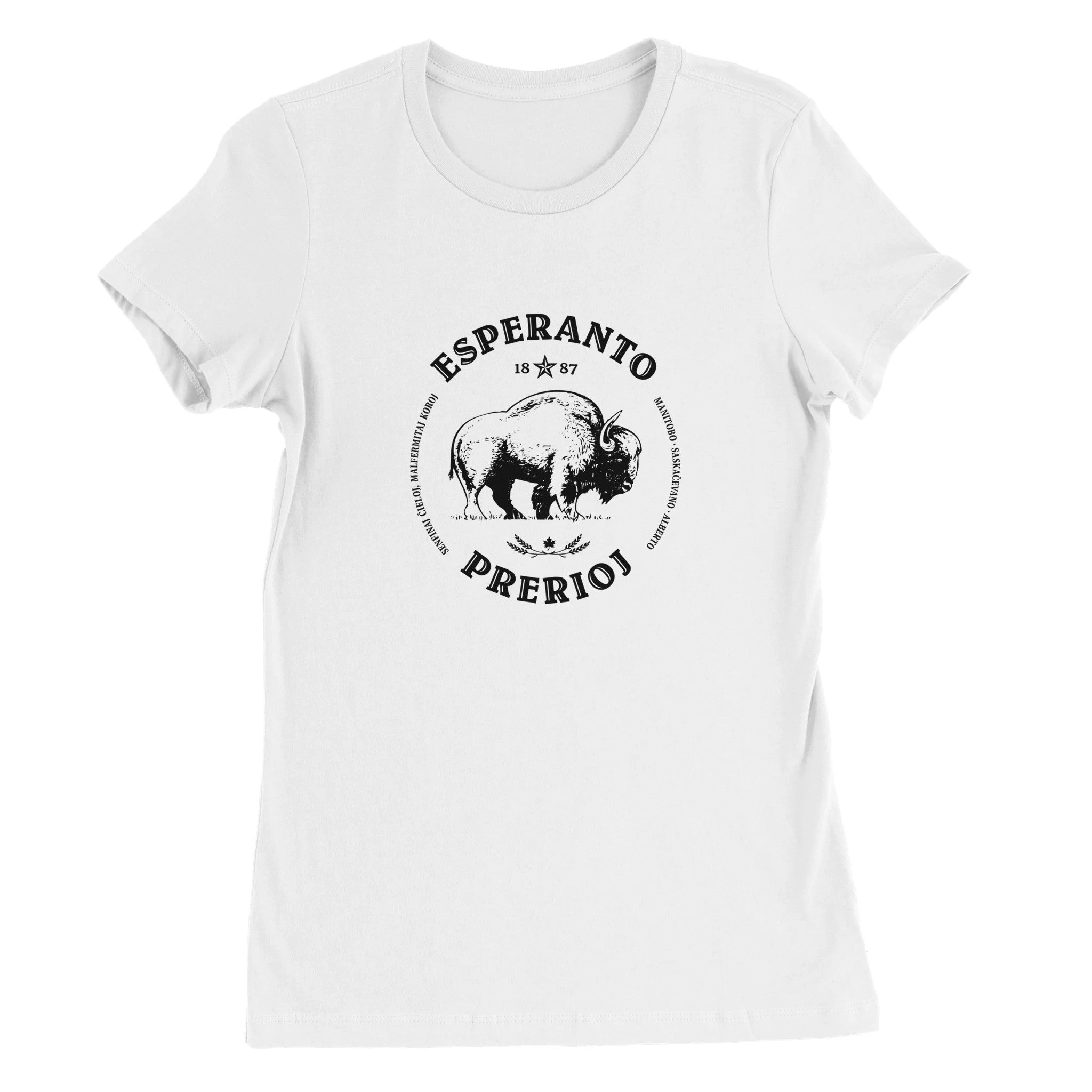 Esperanto Prerioj Womens T-shirt