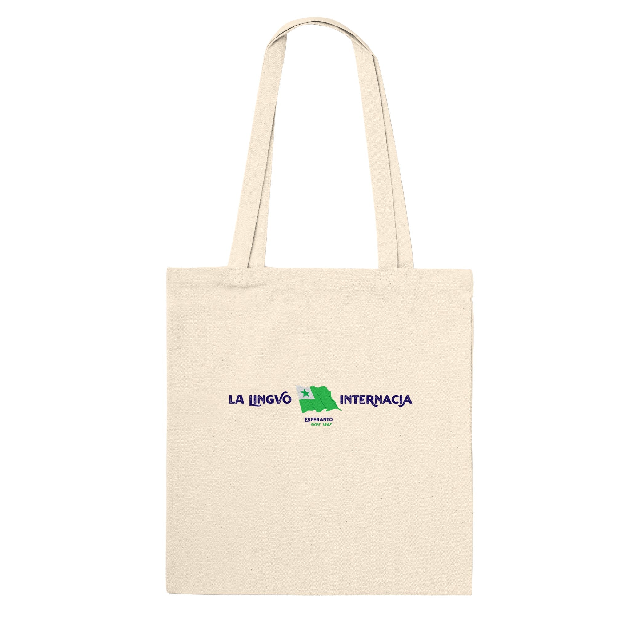 La Internacia Lingvo Esperanto Flago Canvas Tote Bag